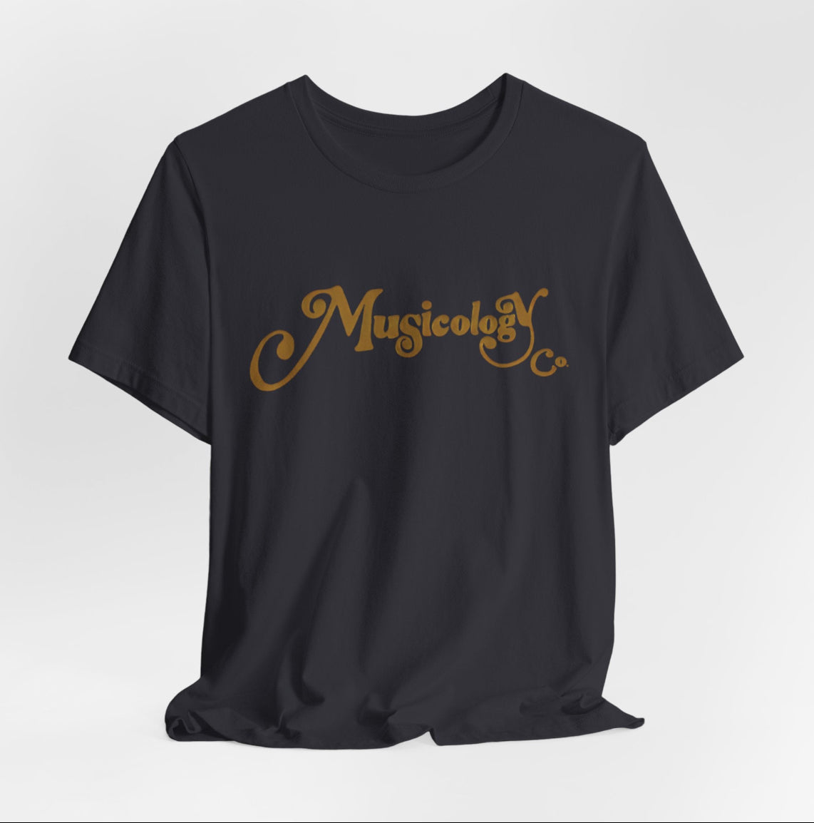 Black and Gold Logo Tee
