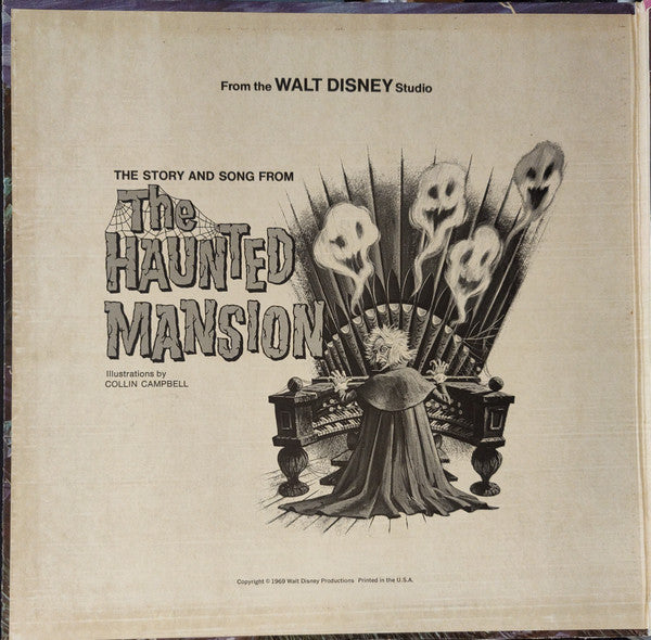 Various : The Story And Song From The Haunted Mansion (LP, Album)