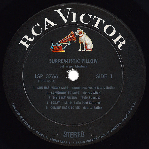 Jefferson Airplane : Surrealistic Pillow (LP,Album,Stereo)