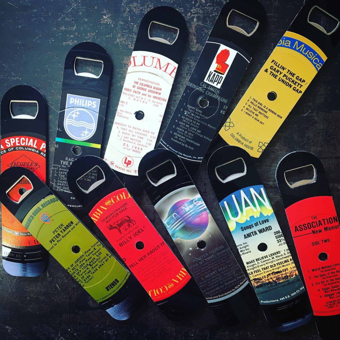 Magnetic Vinyl Record Bottle Openers