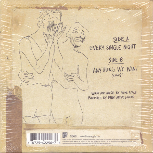 Fiona Apple : Every Single Night (7", Promo)