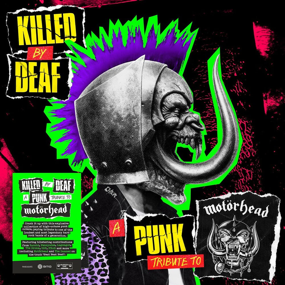 the album cover for Various Artists - Killed By Deaf: A Punk Tribute To Motorhead