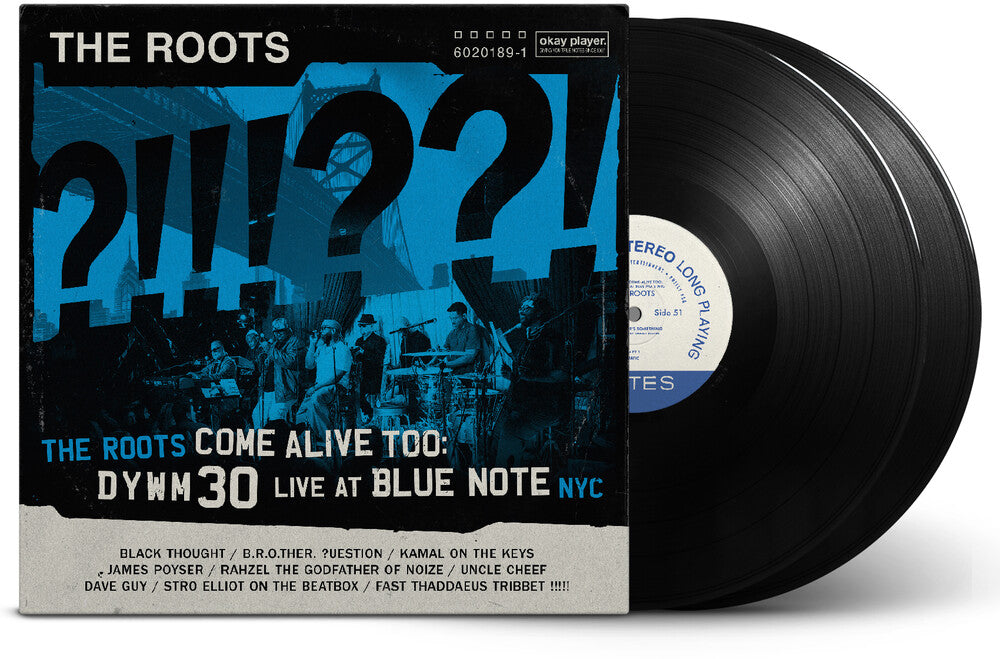 the album cover for Roots - Roots Come Alive Too: Dywm30 Live At Blue Note Nyc