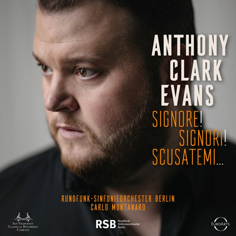 the album cover for Anthony Evans Clark - Signore Signori Scusatemi