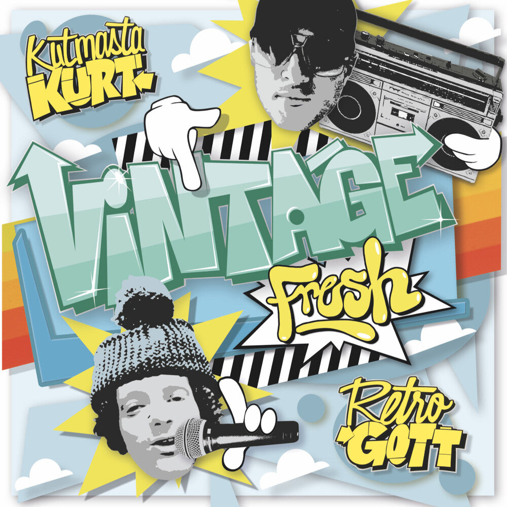 the album cover for Kutmasta Kurt / Retrogott - Vintage Fresh