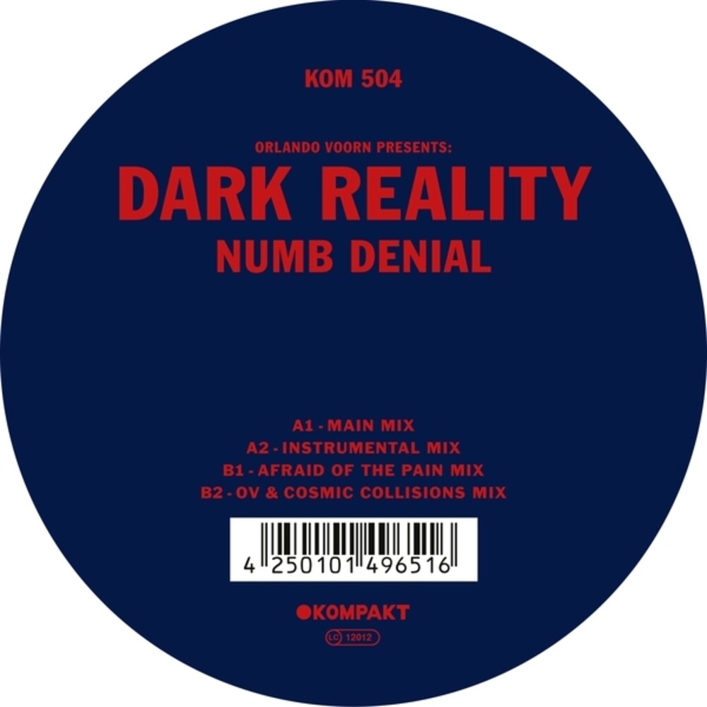 the album cover for Orlando Voorn / Dark Reality - Numb Denial (Ep)