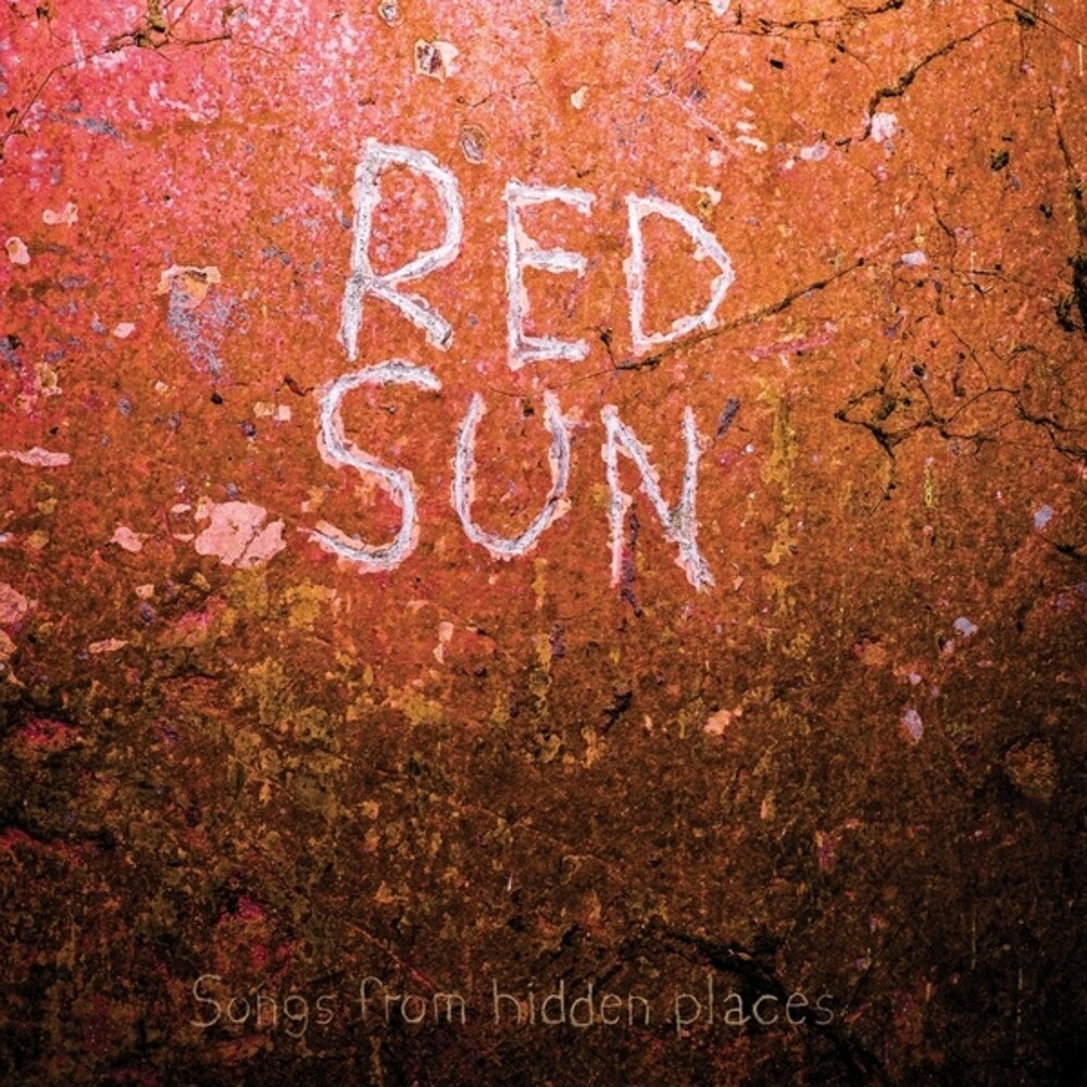 the album cover for Red Sun - Songs From Hidden Places (marble Vinyl)