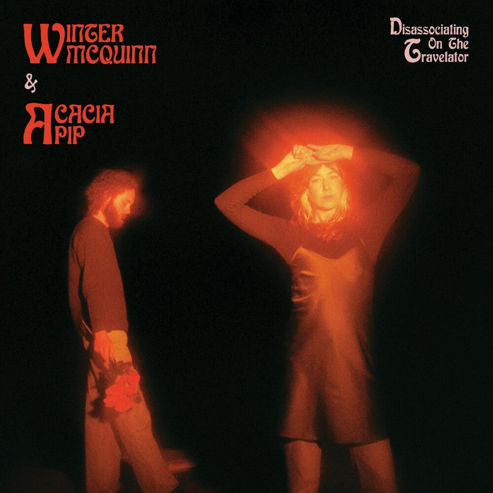 the album cover for Winter Mcquinn / Acacia Pip - Disassociating On The Travelator
