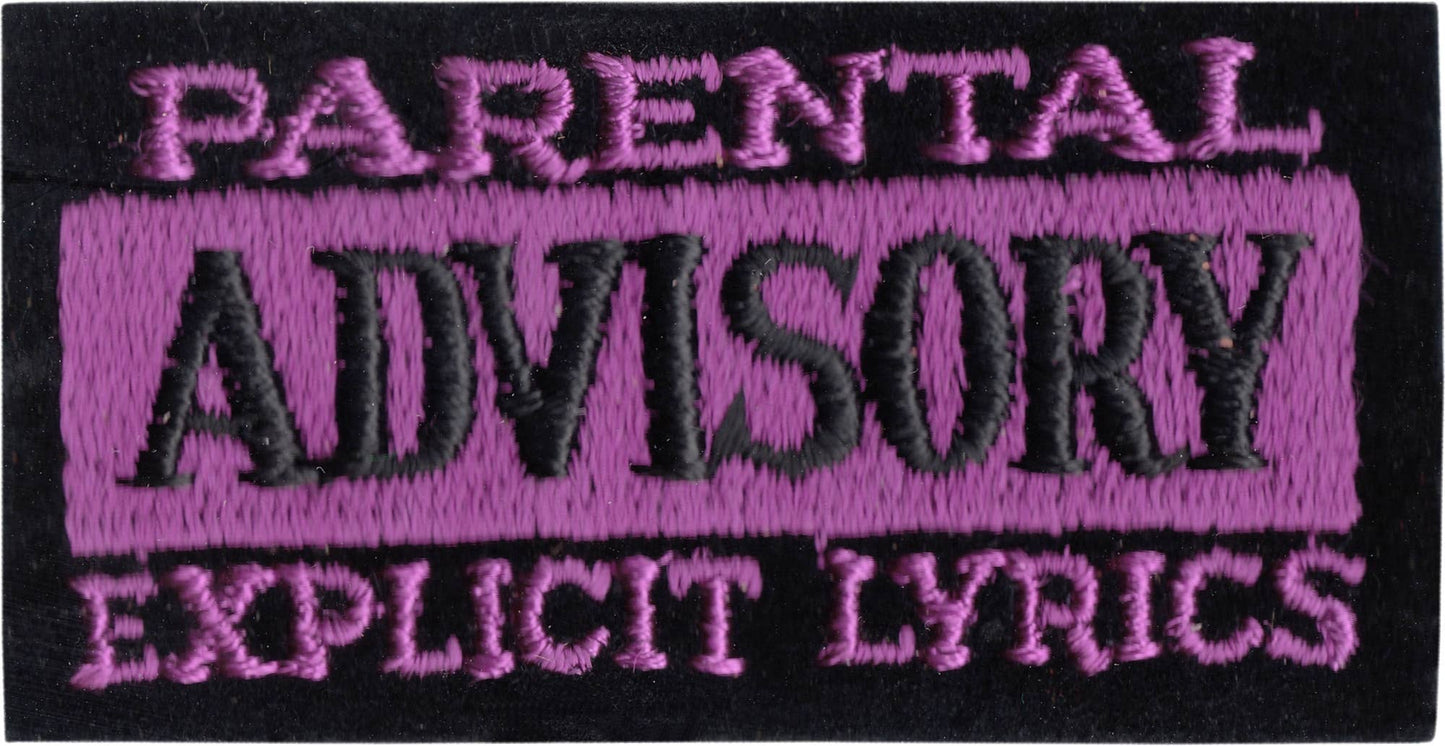 Patch - "Parental Advisory Explicit Lyrics" - 5 Options: White