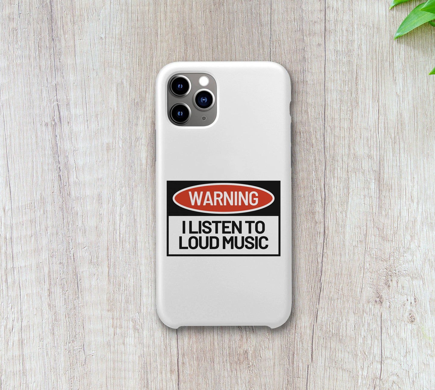 Warning - I Listen To Loud Music Sticker