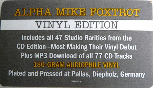 Wilco : Alpha Mike Foxtrot (Rare Tracks 1994-2014) (4xLP, Comp + Box, Ltd, Num)