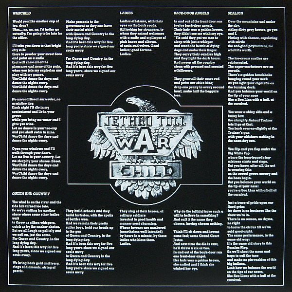 Jethro Tull : WarChild (The 40th Anniversary Edition) (LP, Album, RE, 180)