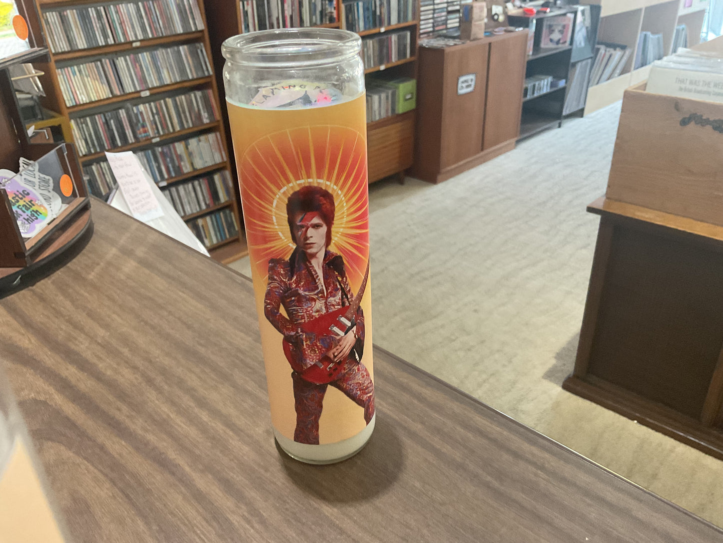 David Bowie candle