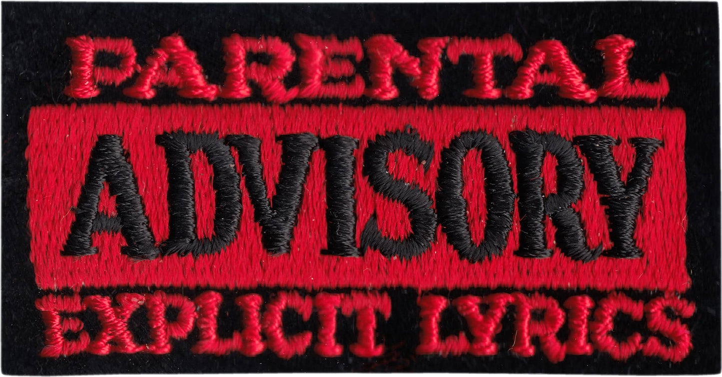 Patch - "Parental Advisory Explicit Lyrics" - 5 Options: White