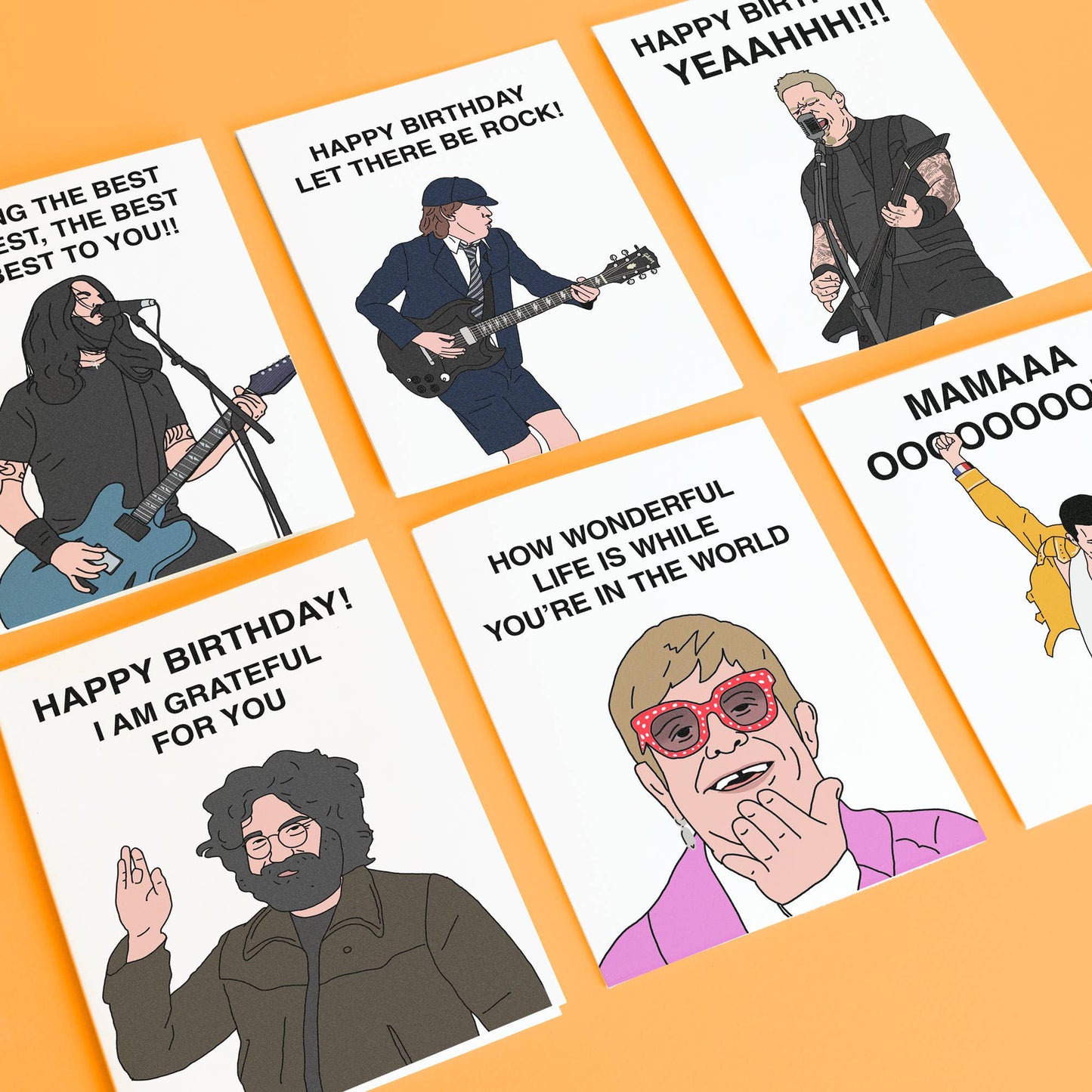 Elton John Birthday Card - Pop Culture Music Card
