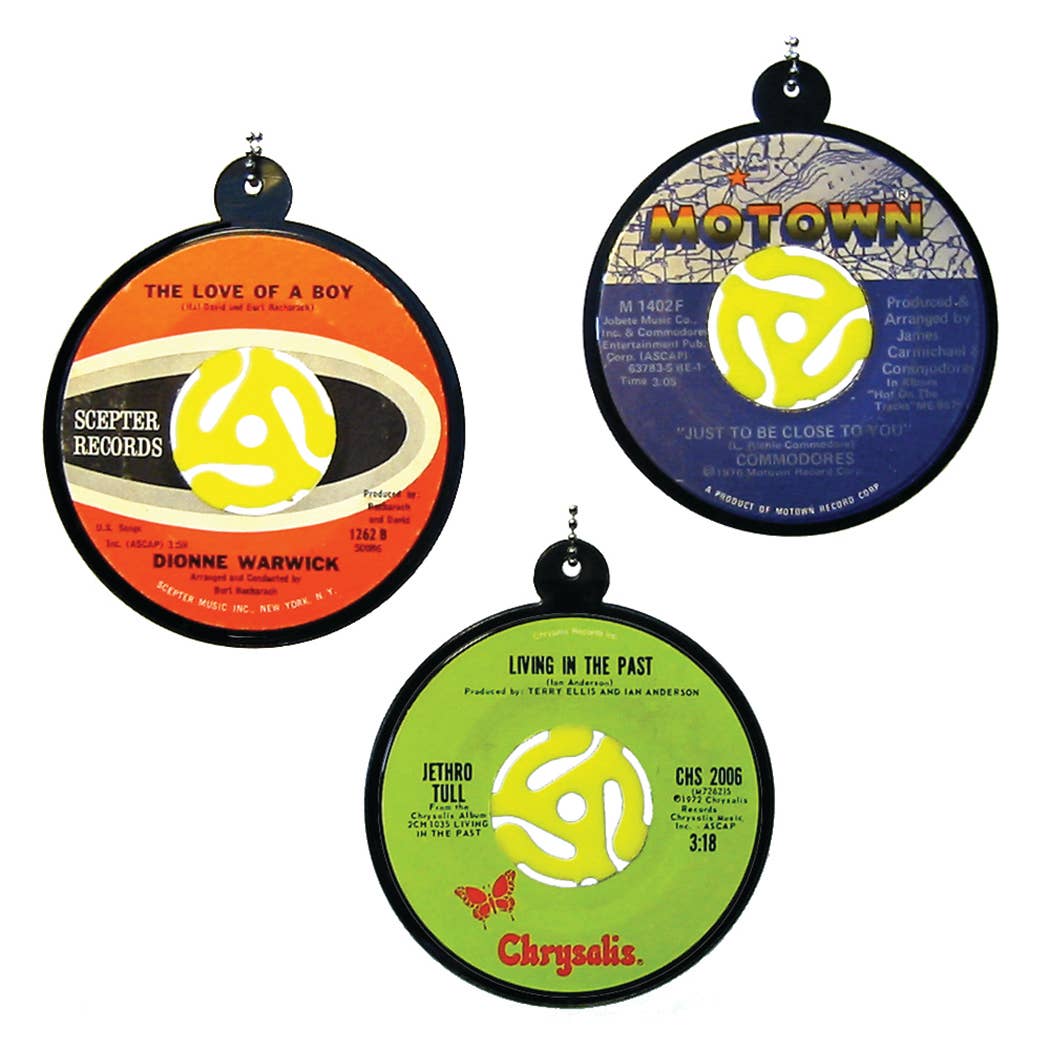 45RPM Vinyl Record Ornaments