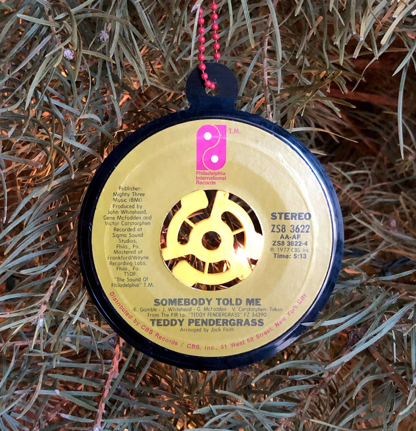 45RPM Vinyl Record Ornaments