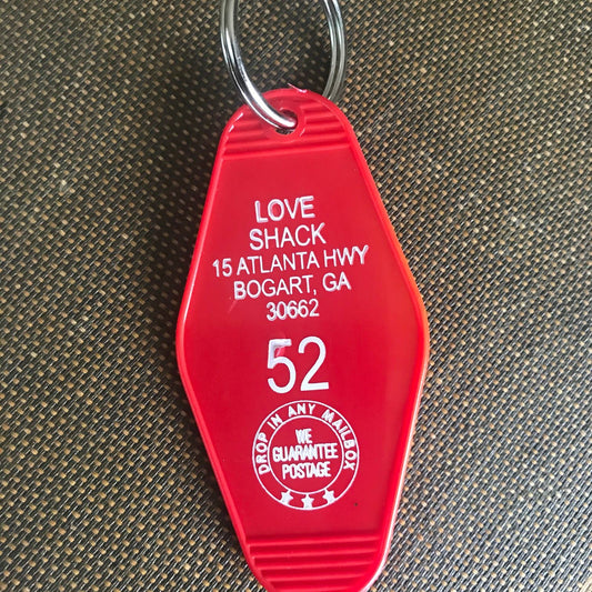 Motel Key Fob - Love Shack