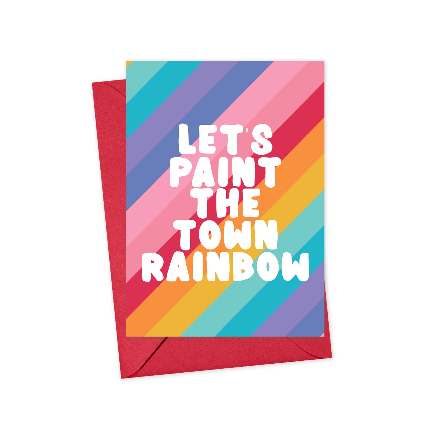 Gay Pride Greeting Cards LGBTQ Queer Rainbow Gifts for Her