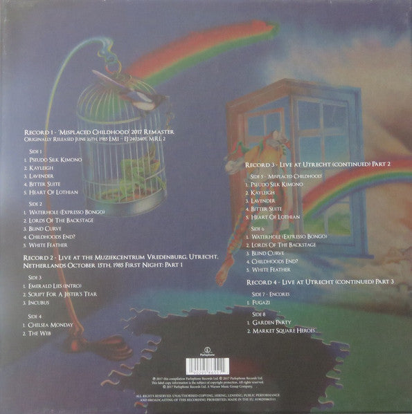 Marillion : Misplaced Childhood (LP, Album, RE, RM + 3xLP + Box, Dlx, Ltd)