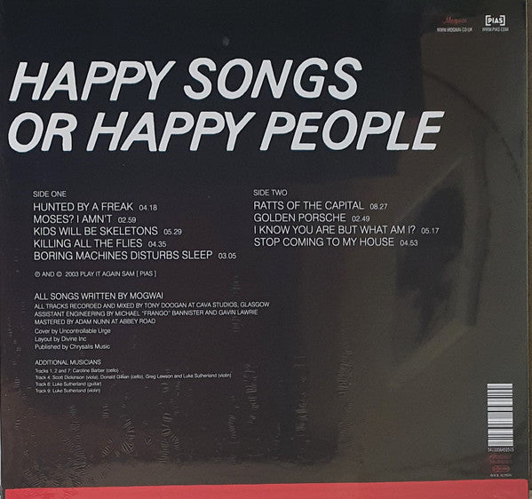 Mogwai : Happy Songs For Happy People (LP, Album, RE, 180)