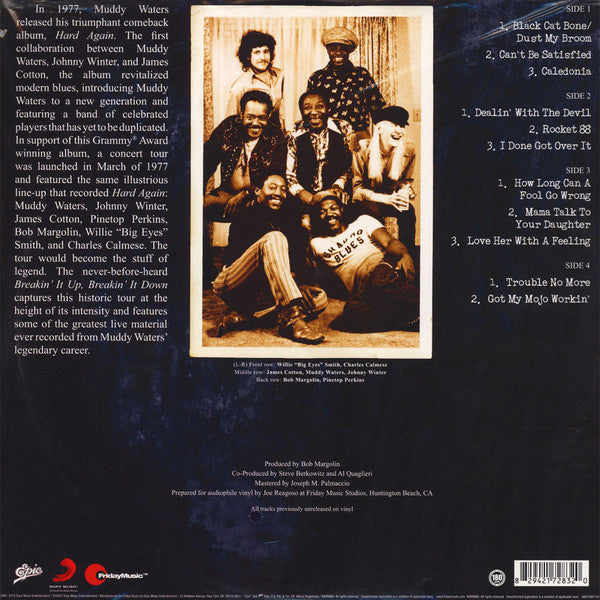 Muddy Waters, Johnny Winter , & James Cotton : Breakin' It Up, Breakin' It Down (2xLP, Album, Ltd, RE, Gol)
