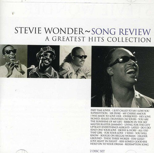 the album cover for Stevie Wonder - Song Review: Greatest Hits