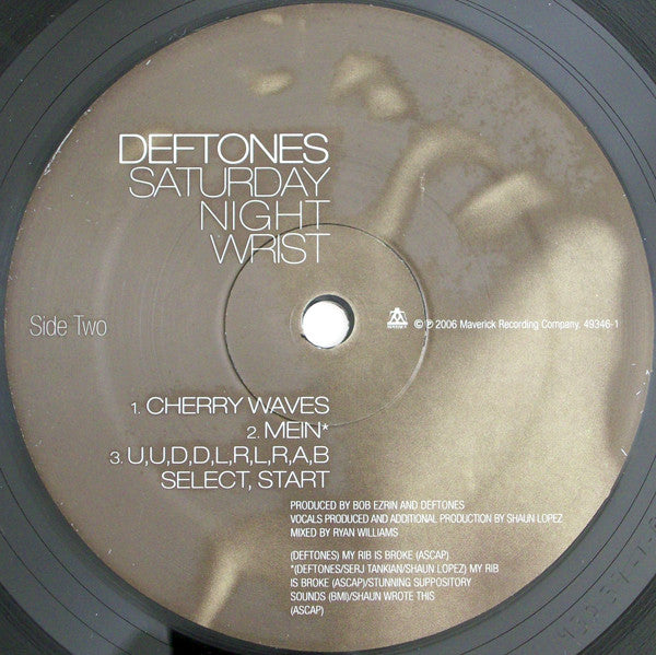 Deftones : Saturday Night Wrist (2xLP, Album)