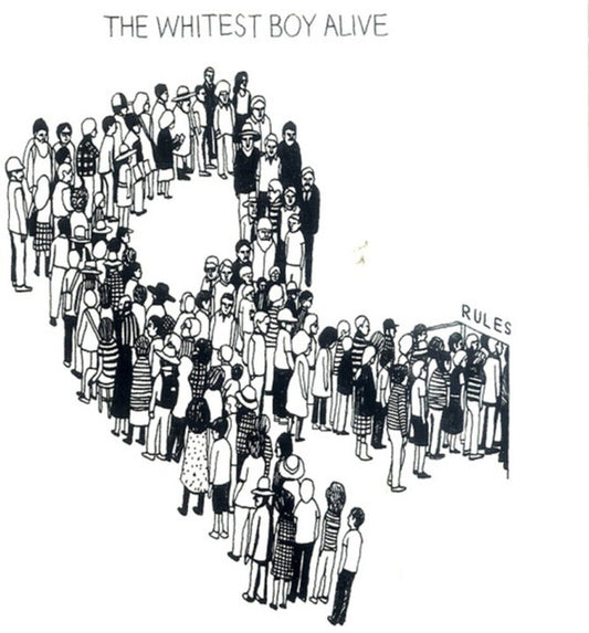 the album cover for Whitest Boy Alive - Rules