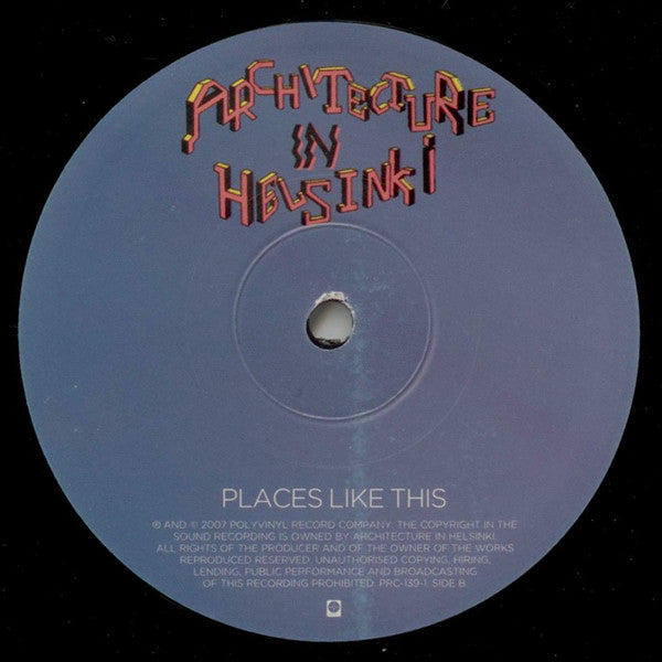 Architecture In Helsinki : Places Like This (LP, Album, 180)