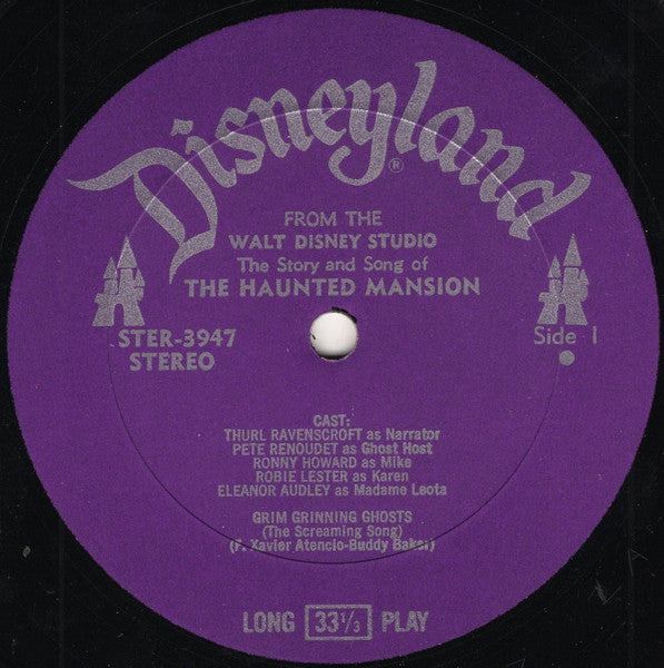 Various : The Story And Song From The Haunted Mansion (LP, Album)