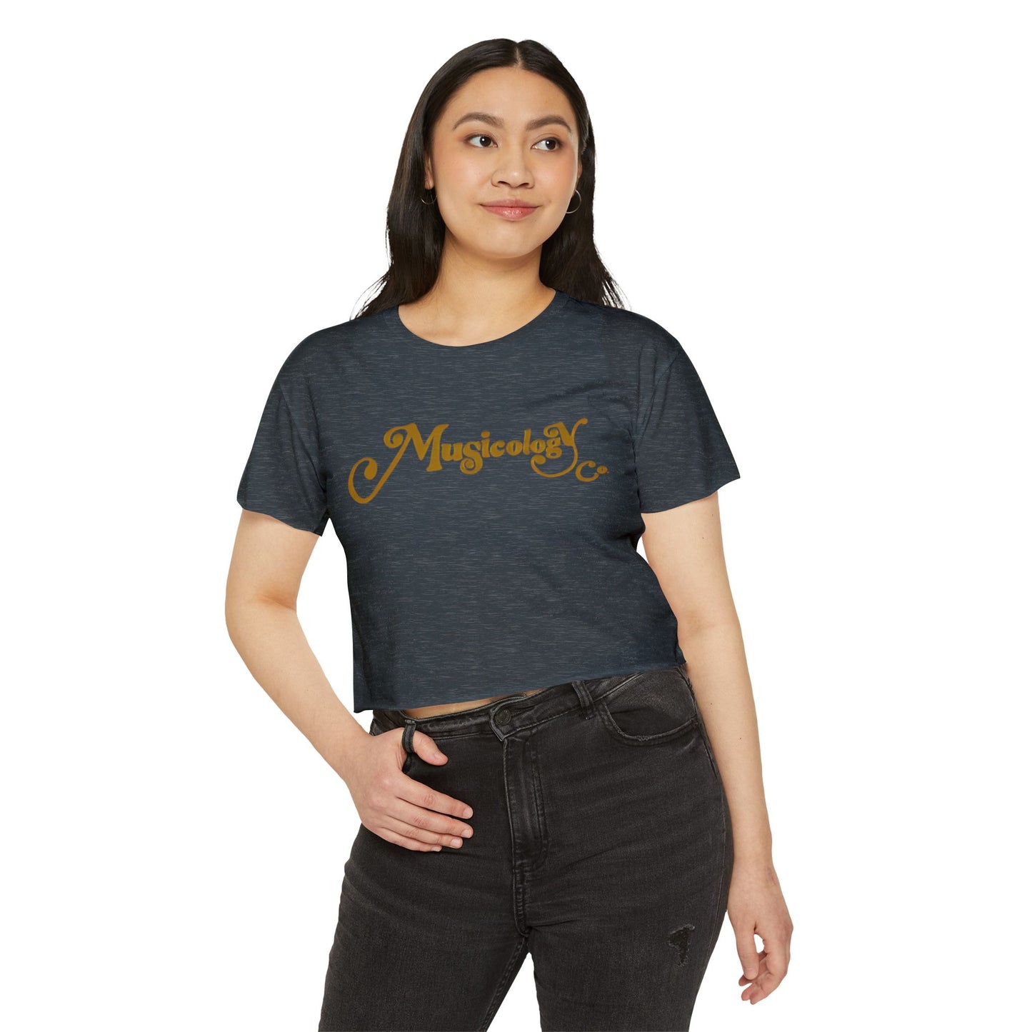 Women's Festival Crop Top Logo Tee