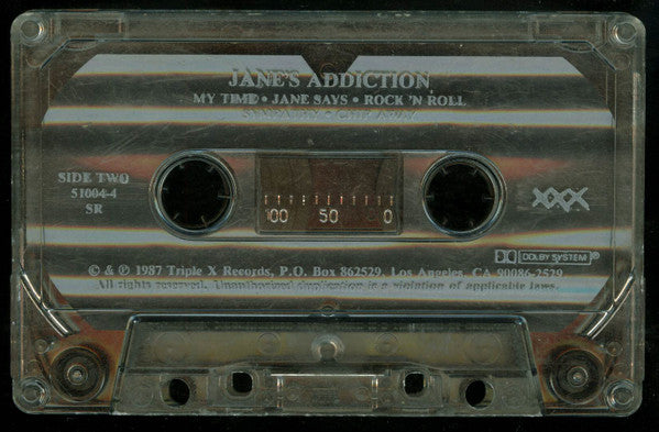 Janes Addiction* : Janes Addiction (Cass, Album, RE, SR)