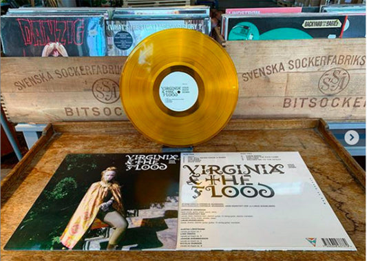 Virginia & The Flood : Aqua Duck Down (LP, Album, Ltd, Ora)