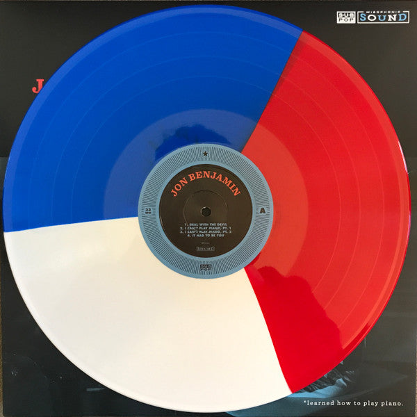 Jon Benjamin "Jazz Daredevil"* : Well, I Should Have...* (*Learned How To Play Piano.) (LP, Album, Ltd, RP, Red)