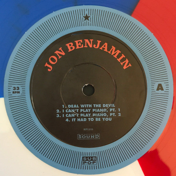 Jon Benjamin "Jazz Daredevil"* : Well, I Should Have...* (*Learned How To Play Piano.) (LP, Album, Ltd, RP, Red)