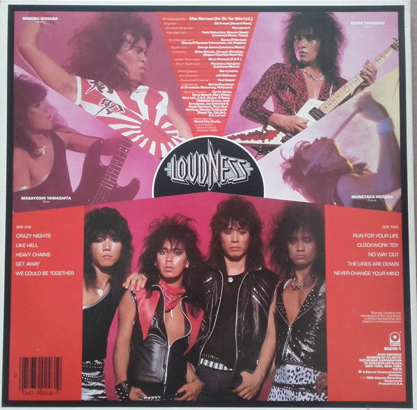 Loudness (5) : Thunder In The East (LP, Album, SP-)