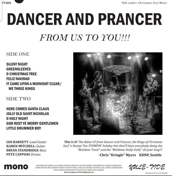 Dancer & Prancer : From Us To You (LP)