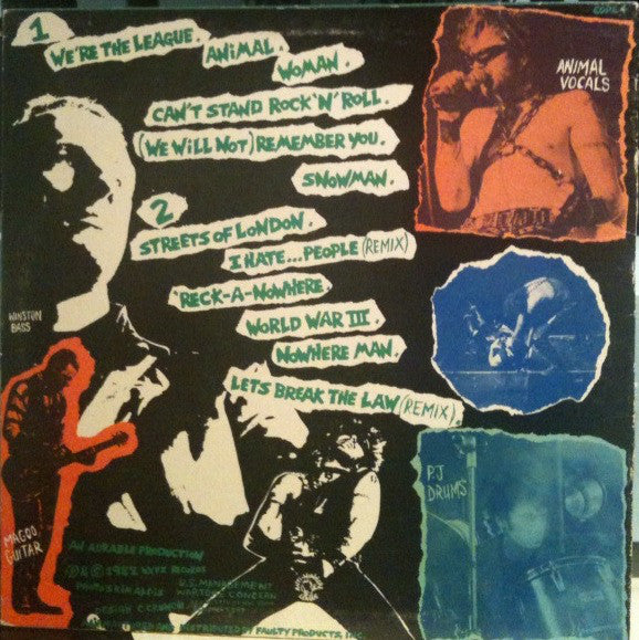 Anti-Nowhere League : We Are...The League (LP, Album)