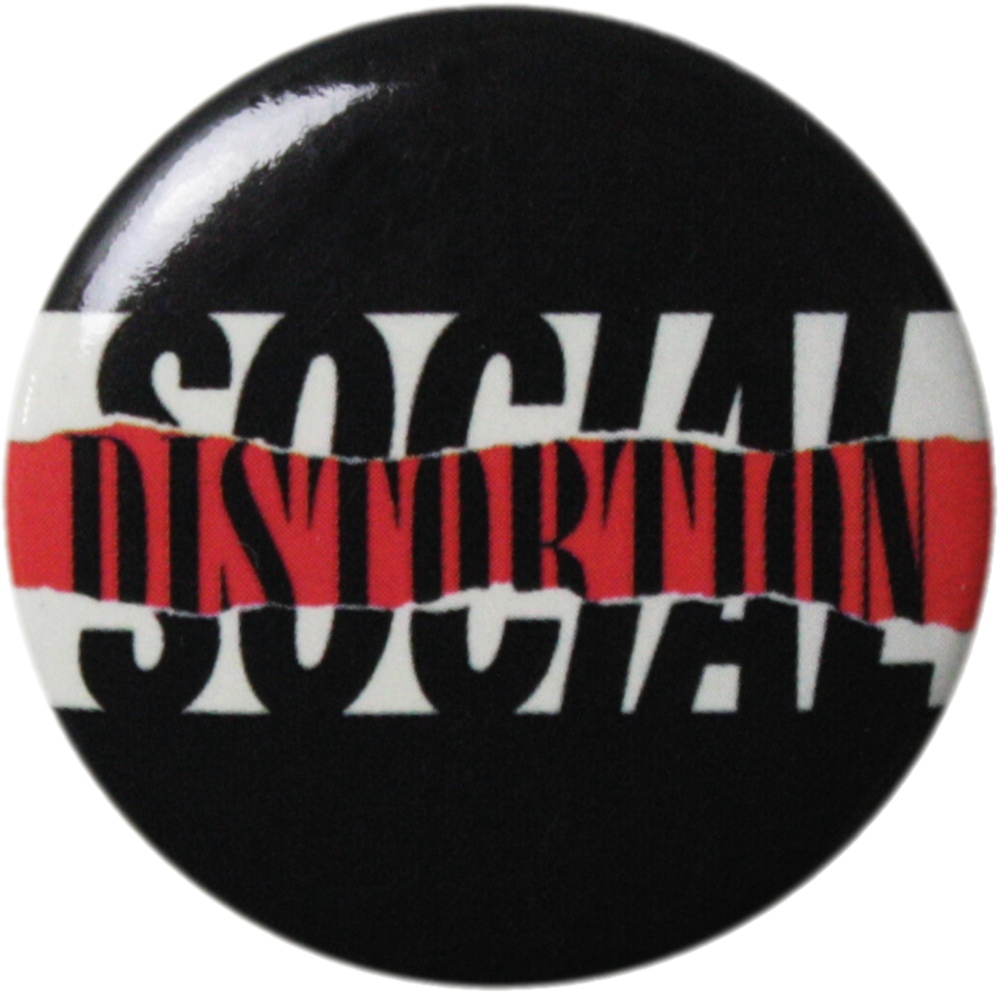 Pin-on Button - 1.25 Inch - Social Distortion - Ripped