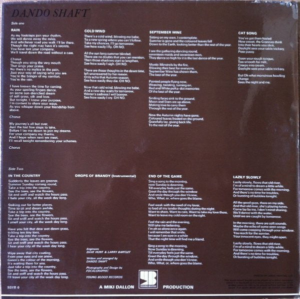 Dando Shaft : An Evening With Dando Shaft (LP, Album)