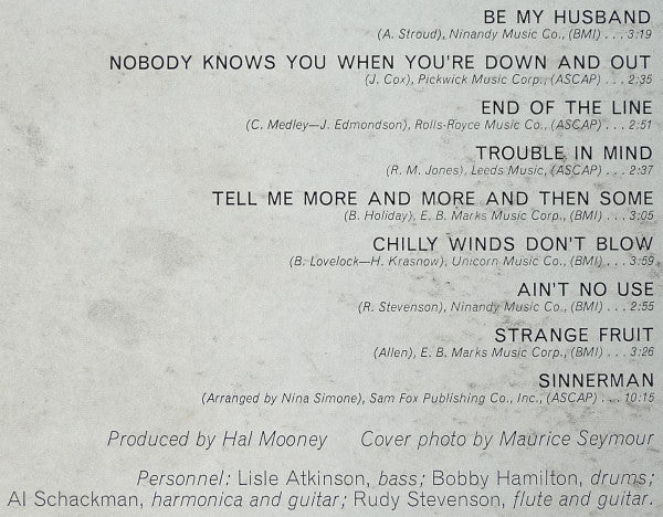 Nina Simone : Pastel Blues (LP, Album, Ric)
