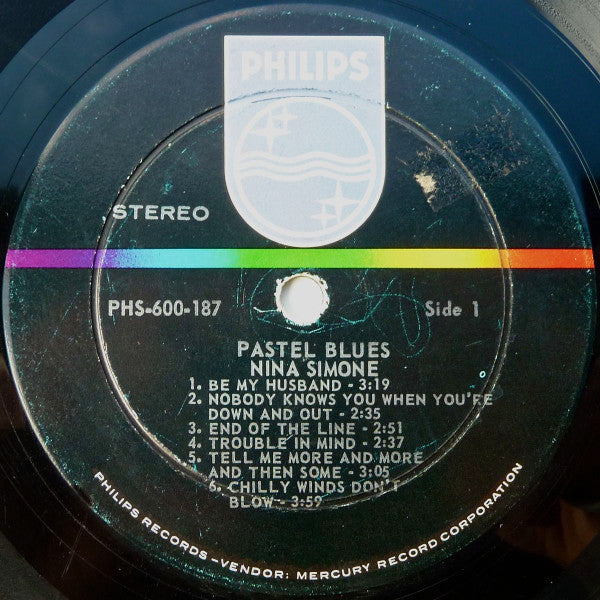 Nina Simone : Pastel Blues (LP, Album, Ric)