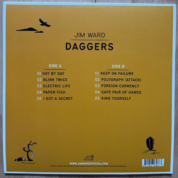 Jim Ward : Daggers (LP, Album, RP, Red)