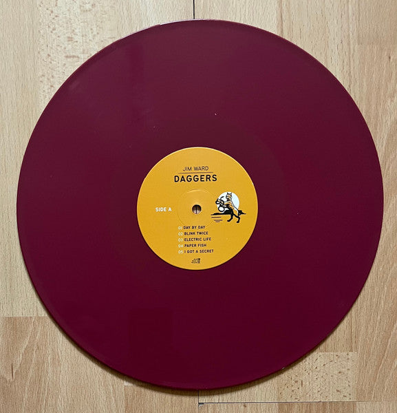 Jim Ward : Daggers (LP, Album, RP, Red)