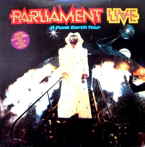 Parliament : Live (P.Funk Earth Tour) (2xLP, Album, San)