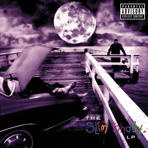 the album cover for Eminem - The Slim Shady LP [LP]