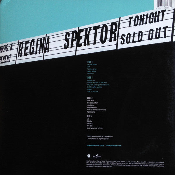 Regina Spektor : Live In London (2xLP, Album)