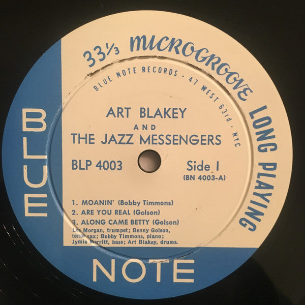 Art Blakey & The Jazz Messengers : Moanin' (LP, Album, Mono, 200)