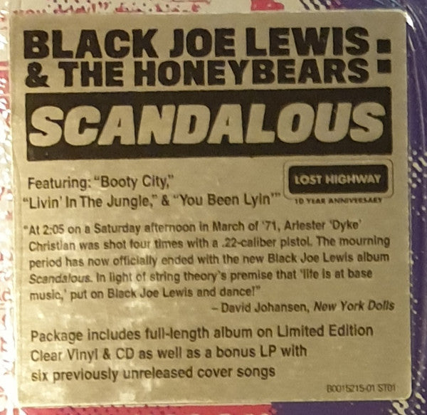 Black Joe Lewis & The Honeybears : Scandalous (LP, Album, Cle + LP + CD, Album + Ltd)